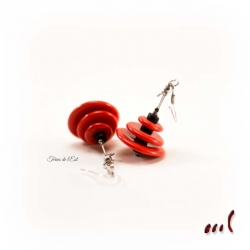 Boucles d'oreilles Abeille